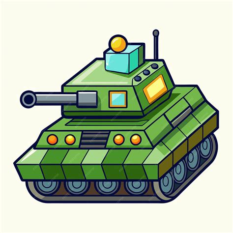 Image result for Tank Cartoon Drawing