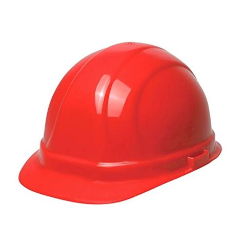 ERB 19954 Omega II Cap Style Hard Hat with Mega Ratchet, Red : Amazon ...