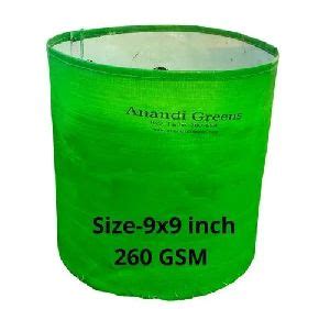 18x6 Inch HDPE Round Grow Bag Manufacturer, Supplier from Indore