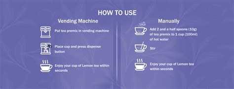 AMAZON Lemon Masala Tea Premix | Instant Hot Vending Drink
