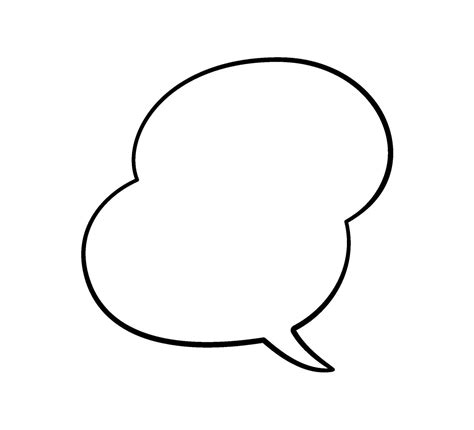 Manga speech bubbles element. Hand drawn chat boxe. Doodle manga speech ...