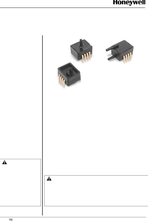 ASDX Series, Microstructure Datasheet by Honeywell Sensing and ...