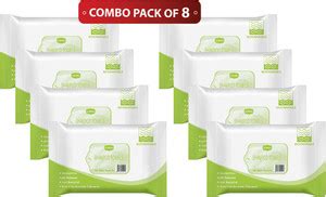 GINNI Shampoo Towel (pack of 8) (10 Wet Towels in each pack) - Price in ...