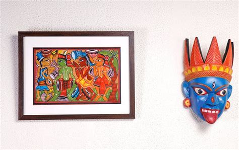 Buy Santhal Marriage - Santhal Painting - A3 Size Frame Online Indic ...