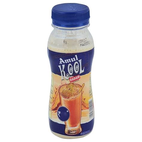 Amul Kool Badam Flavored Milk 180 ml ,Pet Bottle : Amazon.in: Grocery ...