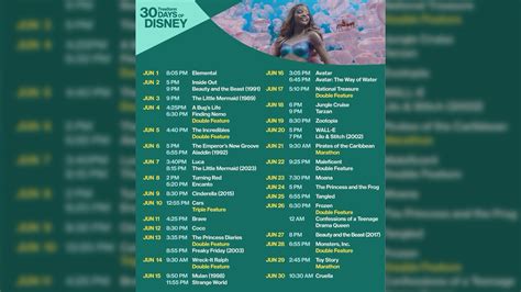 Freeform's '30 Days of Disney' 2025: Full schedule, movie highlights ...
