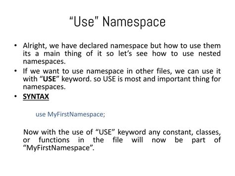 Image result for How to Use Namespace