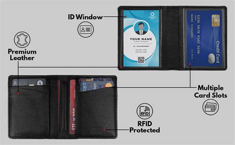 Buy The Wallet Store Premium Minimalistic RFID Blocking Leather ...
