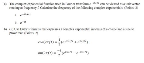 Image result for Fourier Transform Complex Exponential