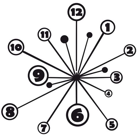 Spin Wall sticker + Clock | wall-art.com