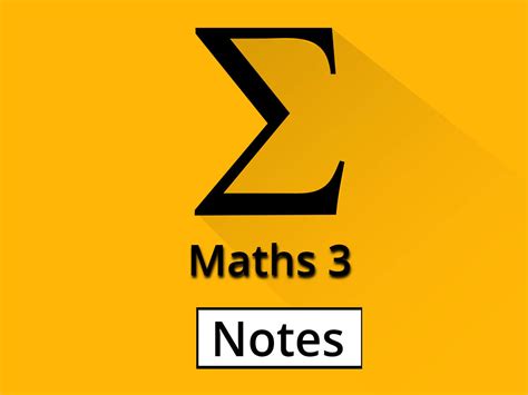 Image result for Maths 3 for Computer Engineering
