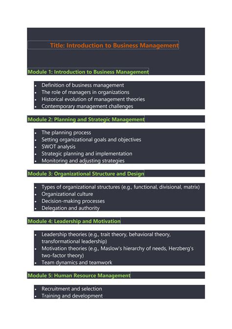 SOLUTION: Introduction to business management - Studypool