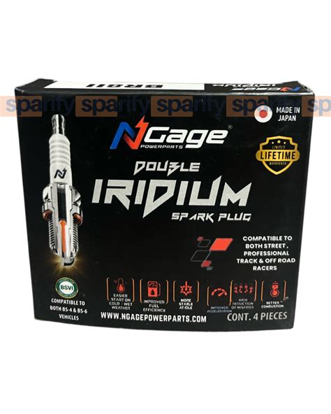YAMAHA R15 ( V1 - V2 - V3 - V4 ) | NGAGE double iridium spark plug | M ...