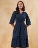 Buy Navy blue Dresses for Women by Femella Online | Ajio.com