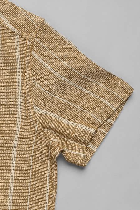 Brown Striped Casual Half Sleeves Shirt Collar Boys Regular Fit Shirts ...
