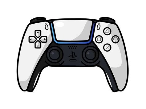 Xbox Video Game Controller Clip Art Game Controller in Modern Blue ...