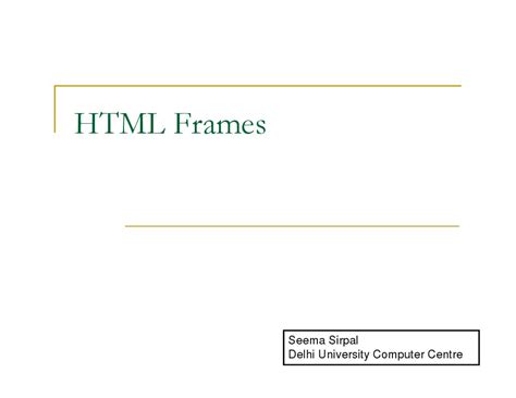 Image result for Frames in HTML for 7 Code