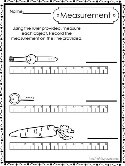 Image result for Free Printable Ruler Measurement Worksheets