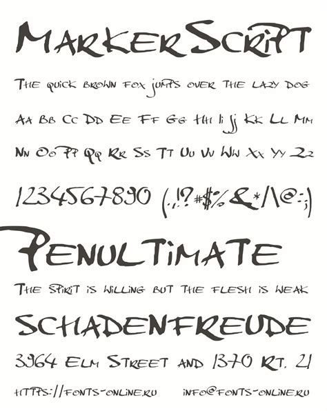 Image result for Marker Script Examples