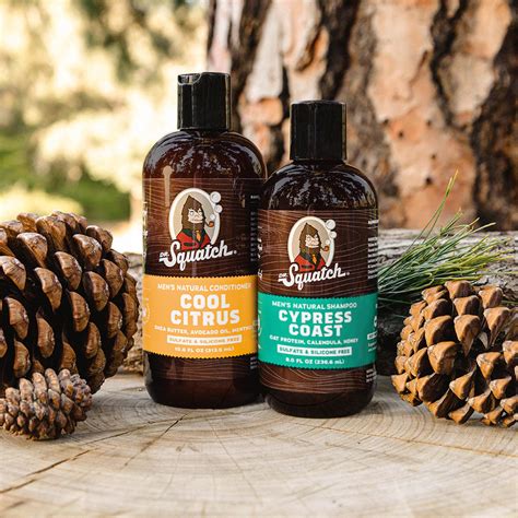 Dr. Squatch Men's Natural Shampoo, Conditioner & 5-Pack Bar Soap - Pine ...