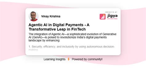 Agentic AI in Digital Payments - A Transformative Leap in FinTech