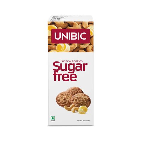 UNIBIC : Sugar Free Cashew Cookies, 75g – Unibicestore