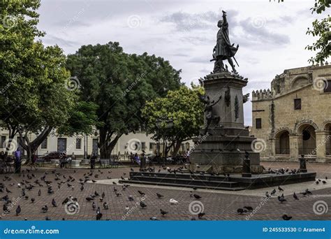 Santo Domingo, Dominican Republic - September, 2018: Columbus Statue ...