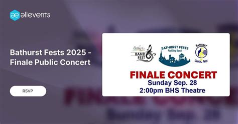 Bathurst Fests 2025 - Finale Public Concert, Bathurst High School (New ...