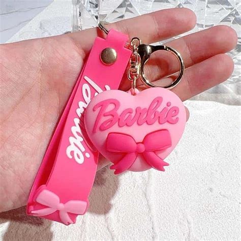 Barbie Premium Rubber Keychain with Strap – Merakii Mee