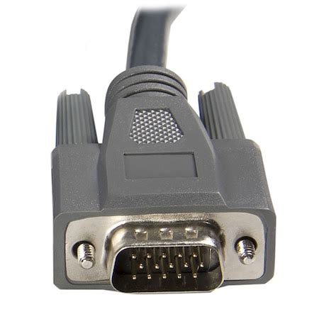 Startech.Com 6ft Ultra-Thin USB VGA 2-in-1 KVM Cable SVUSBVGA6 | Zoro