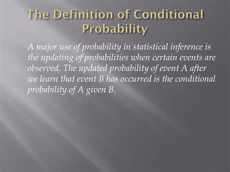 Image result for Definitional of Conditional Probability