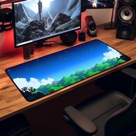 Buy Stadew Desk Mat, Pixel Art Extra Large Mouse Pad, Gaming Mouse Pad ...