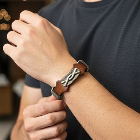 Buy Now Premium Leather Bracelet - DIESELCOIL HERITAGE - 24mm Genuine ...