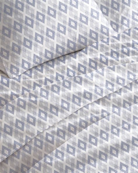 400 TC PRINTED DIAMOND DROP FLAT SET