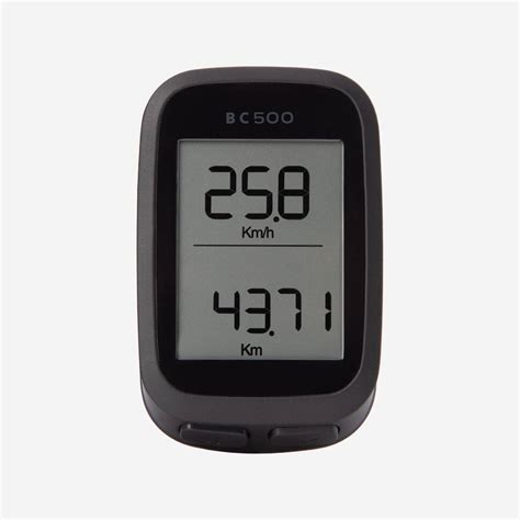 Wireless Bike Cyclometer Van Rysel 500 - Black