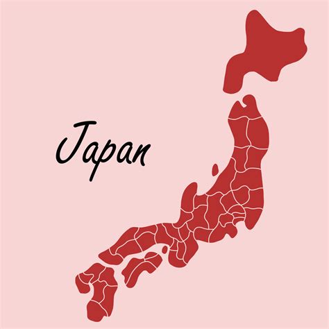 Doodle freehand drawing of Japan map. 9367778 Vector Art at Vecteezy