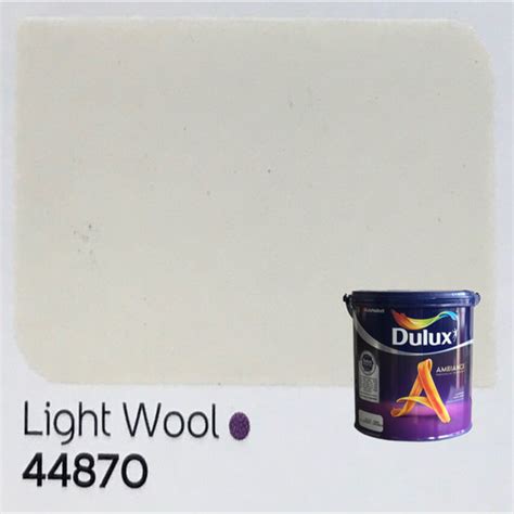 Jual Cat Tembok Premium Interior Dulux Ambiance 2.5 liter - Light Wool ...