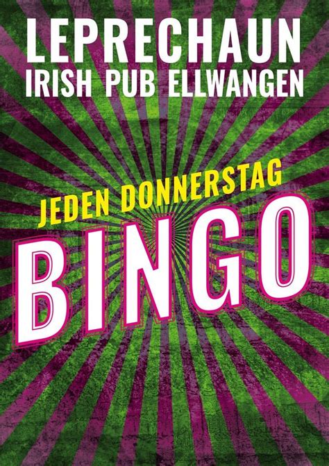 BINGO 2023 im Irish Pub Ellwangen, Irish Pub "The Leprechaun" - Irisch ...