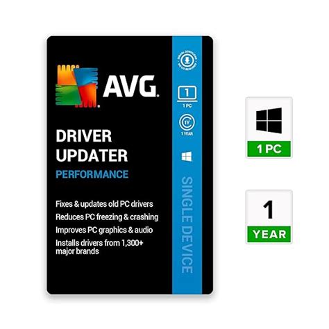 AVG Driver Updater | 1 Device 1 Year | Windows PC | Automatically ...