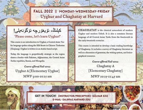 Uyghur A. Elementary Uyghur | East Asian Languages and Civilizations