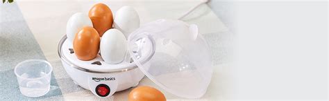 Buy amazon basics Electric Egg Boiler | 3 Boiling Modes | Automatic ...