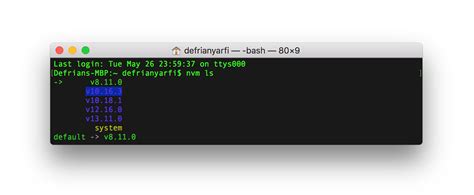 Change Node Version Using Nvm 的图像结果