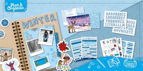 Winter | Printable Scrapbooking Kit