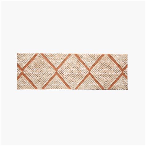 Buy Berlin Printed Beige Woven Bath Runner- 50 x 150 cm from Home ...