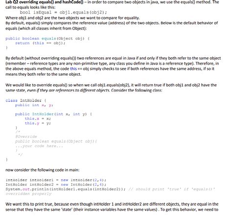 Image result for Overriding Equals Method