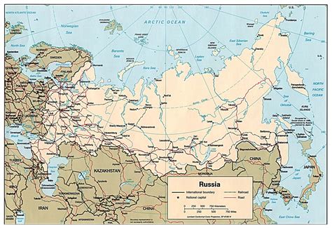 Maps of Russia | Detailed map of Russia with cities and regions | Map of Russia by region | Map ...