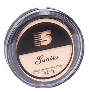 Buy SUNISA Studio Fix Natural Shade Matte Full Coverage Compact Powder ...