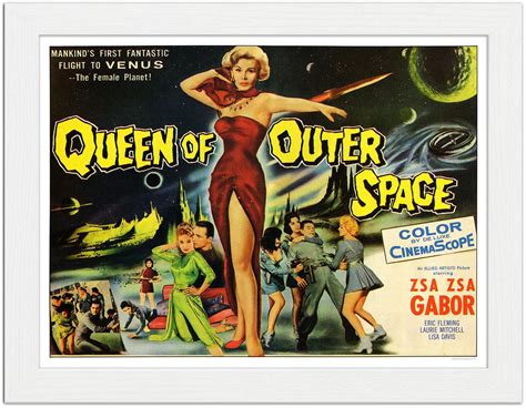 Queen Of Outer Space, Zsa Zsa Gabor : Art Print £8.99 / Framed Print £ ...