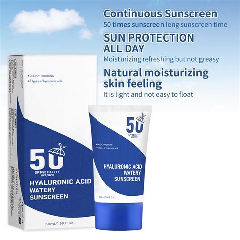 MAOWAPLG Hyaluronic Acid Watery Sun Gel - 2024 Update Formula India | Ubuy