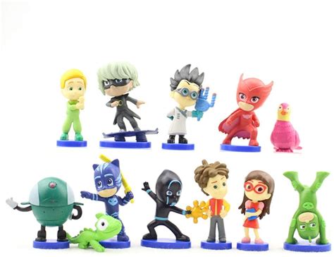 Buy PJ Figures Set of 12 PCS Toy Cake Topper at Ubuy India